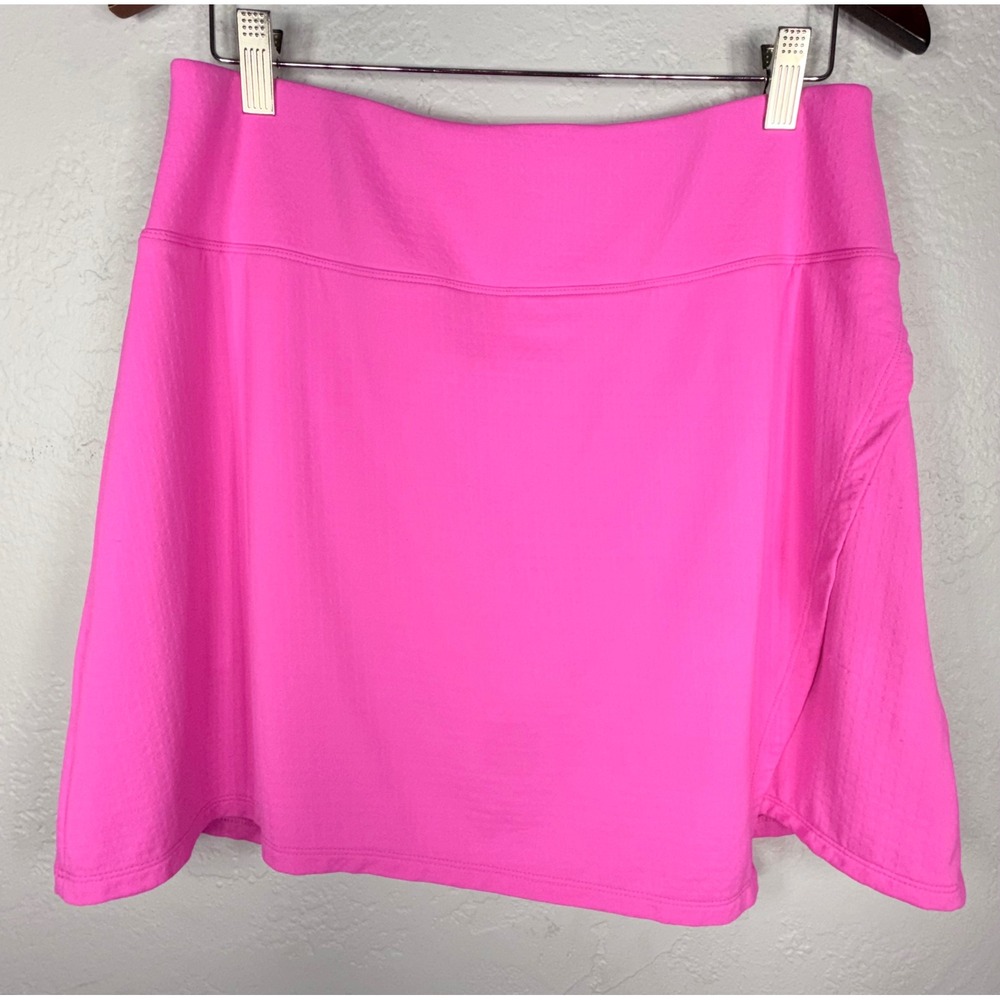 IBKUL Womens Hot Pink UPF 50+ Athletic Golf Tennis Skort Size Medium IceFil Pink